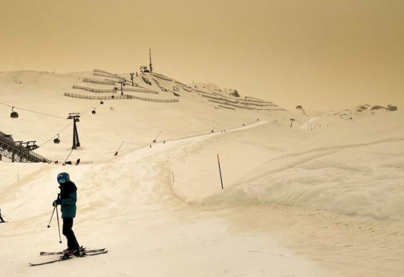 Saharski pijesak u Europi: Snijeg na Alpama više nije bijel